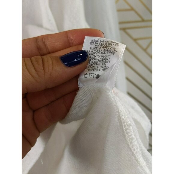 WILDFOX Women's ROSE ALL DAY Spell Out Cropped Pullover Jumper Size XS - Picture 8 of 10